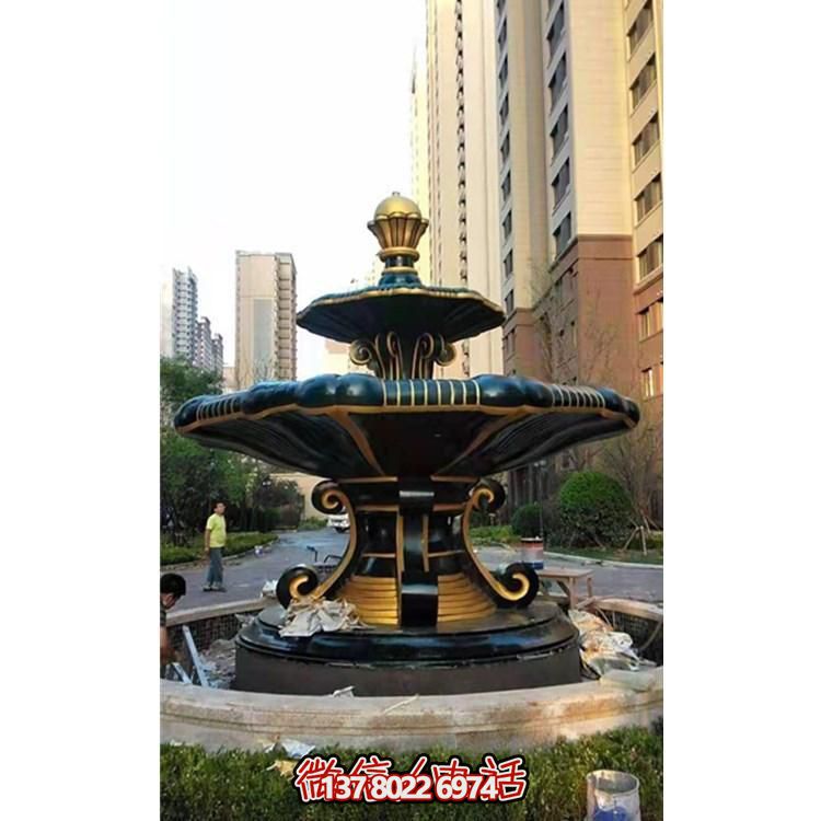 歐式風格石雕大型噴泉雕塑，點綴別墅小區(qū)