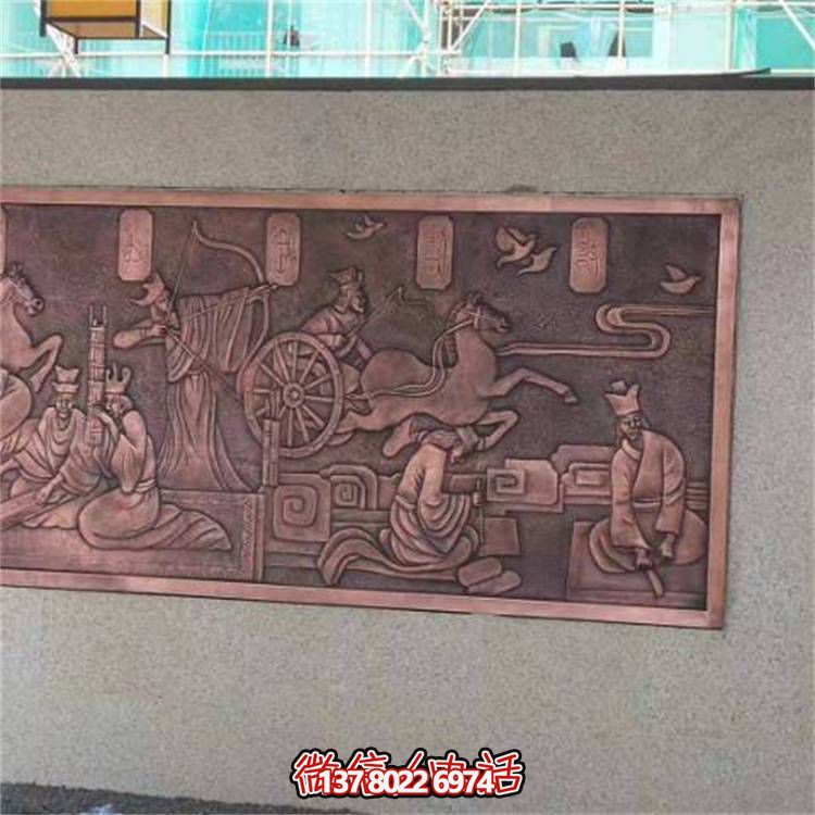 全方位視覺藝術裝飾——室內外雕塑、浮雕、壁畫、銅雕的完美結合