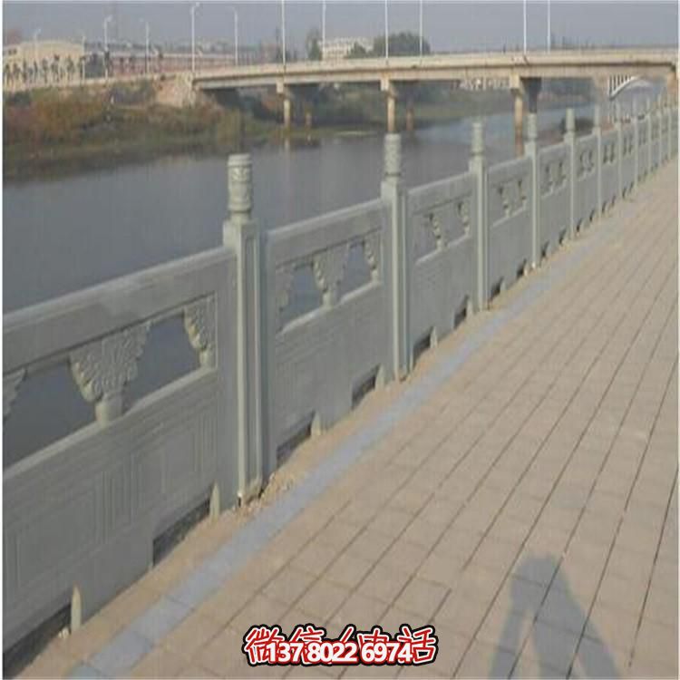 精美青石雕刻欄板，提升景區(qū)、寺廟、湖邊裝飾效果