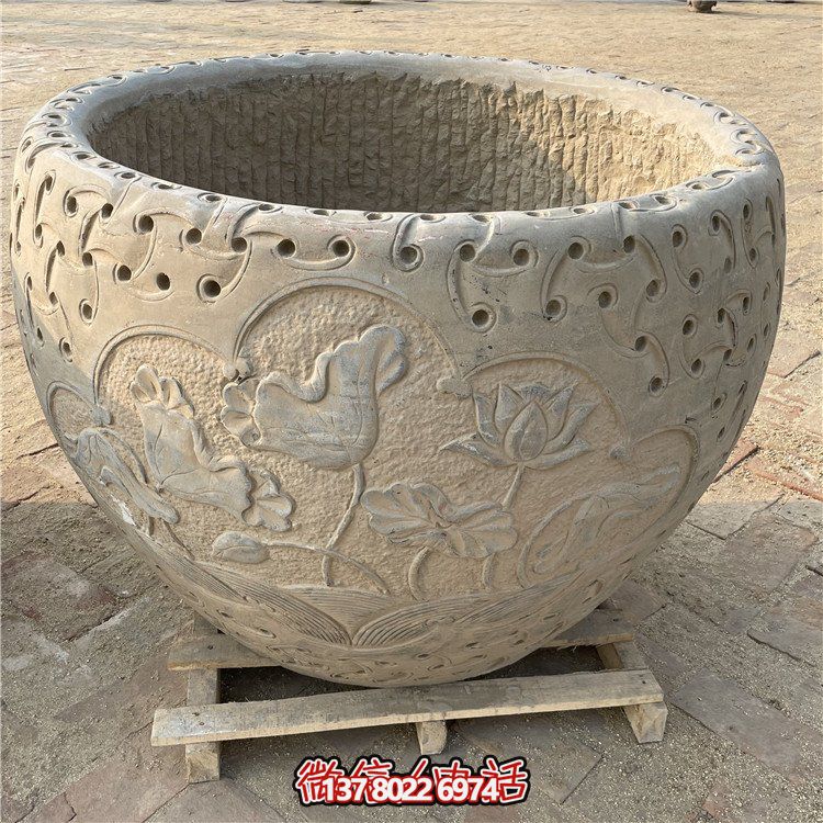 青石古意水缸，讓你融入古典世界