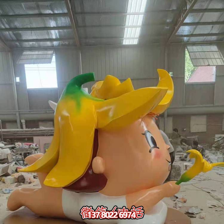 玻璃鋼戶外裝飾擺件，精致美觀、趣味卡通人物景觀