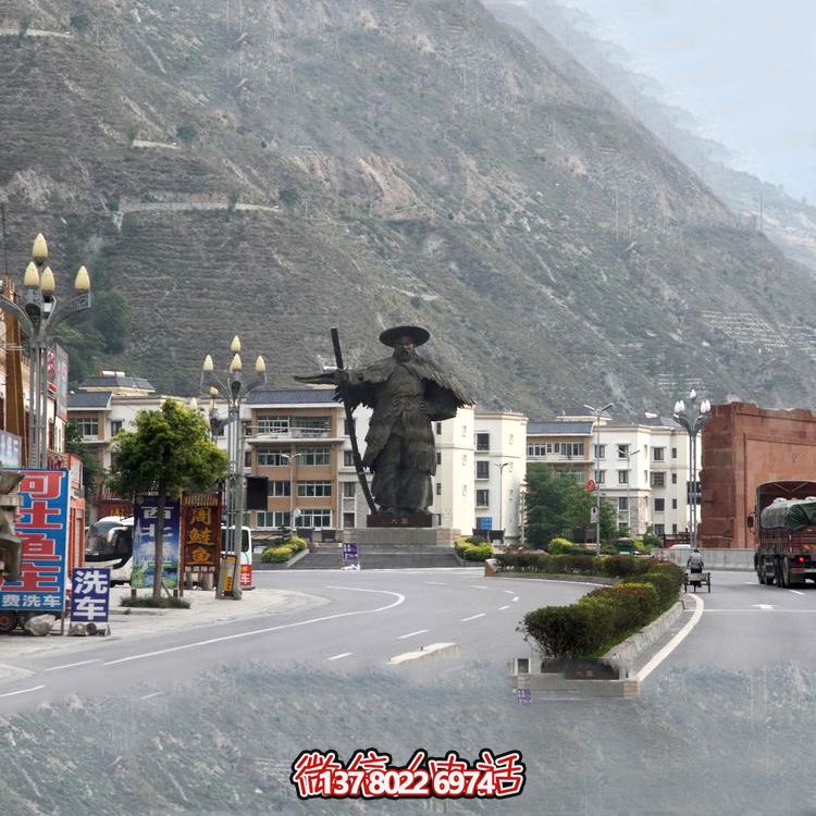 上古大禹雕像，記錄歷史名人傳奇