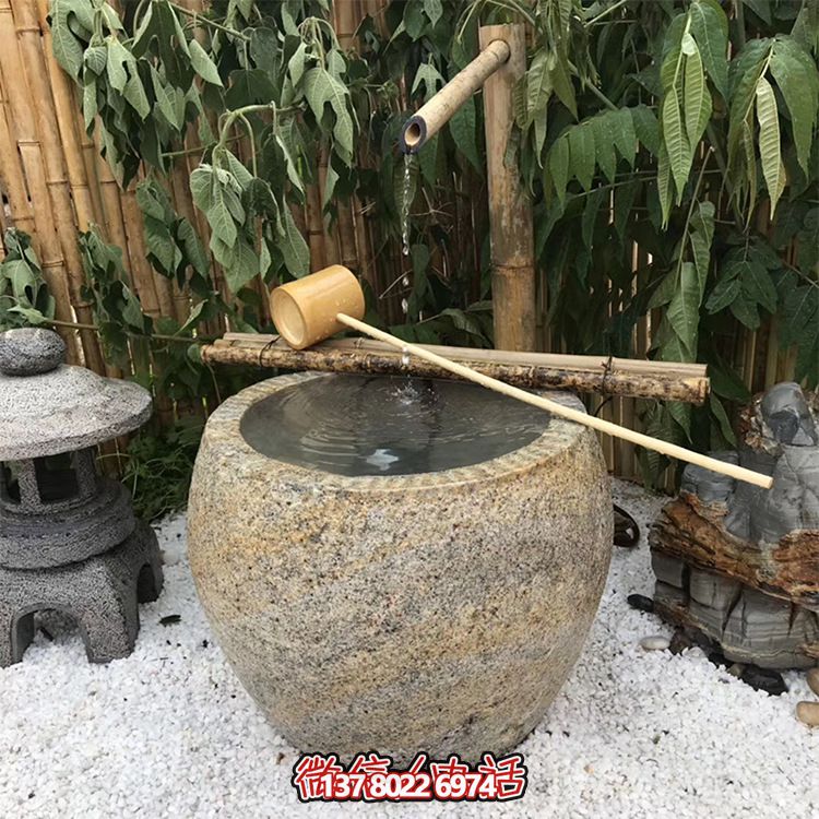 仿古砂石雕塑花盆，創(chuàng)意舊風裝飾景區(qū)