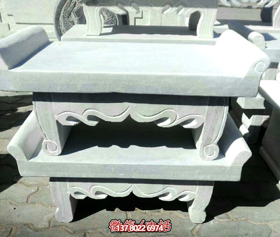 漢白玉佛像供桌，裝點景區(qū)寺院