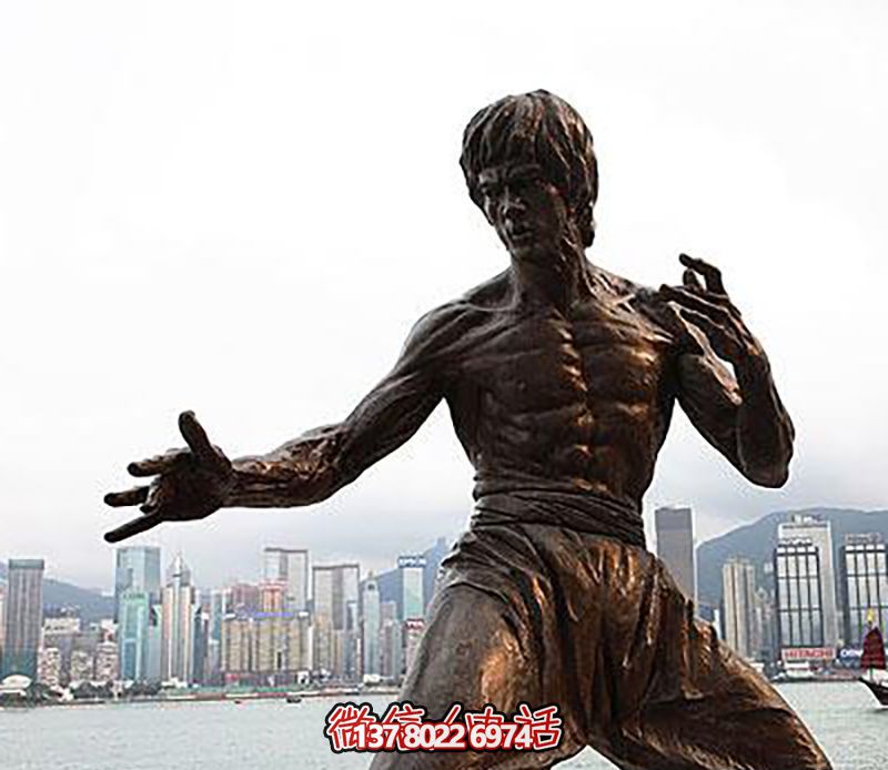 李小龍銅雕雕塑，緬懷經(jīng)典電影明星