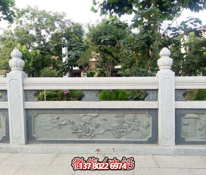 精美石欄系列，搭配園林花園，提升圍欄美感