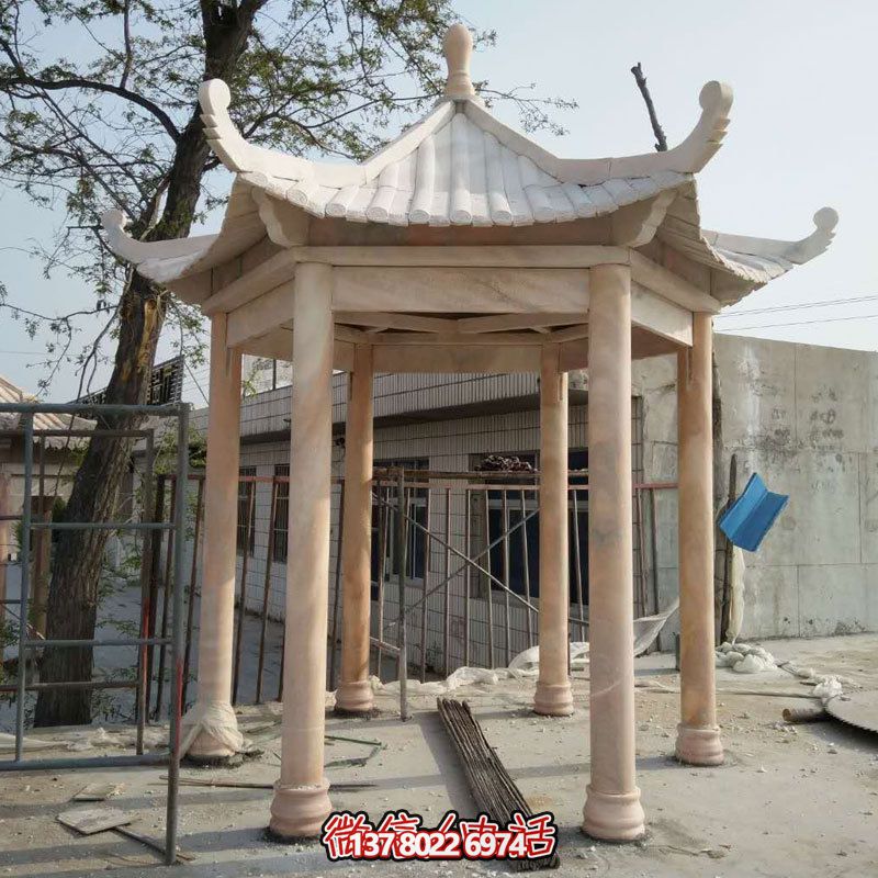 大理石休閑涼亭，美化庭院陽臺(tái)