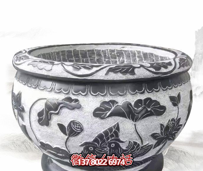 傾情精雕，高端戶外景觀缸雕塑