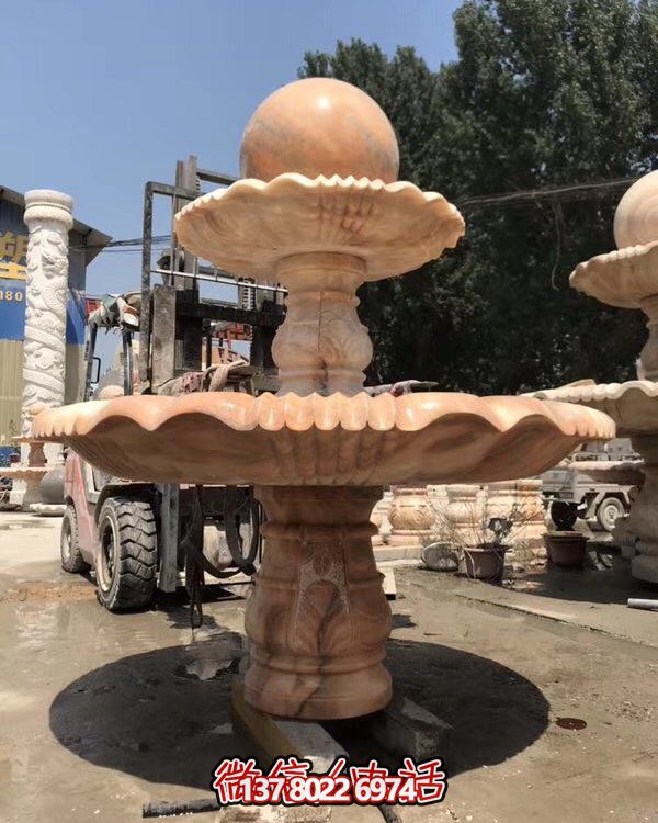 歐式大理石石雕風(fēng)水球噴泉雕塑