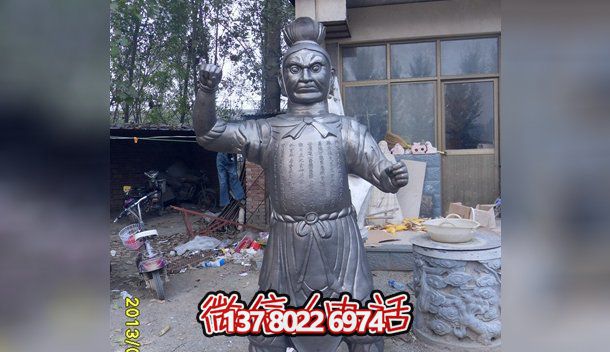 不銹鋼天王雕塑創(chuàng)意戶(hù)外園林景觀裝飾