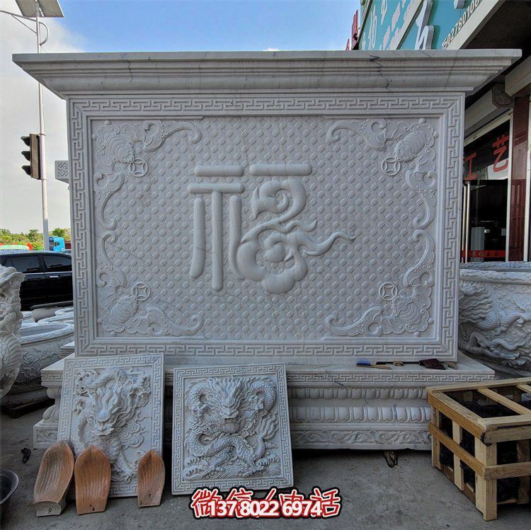 融合傳統(tǒng)文化，唯美經(jīng)典雕塑—中式影壁