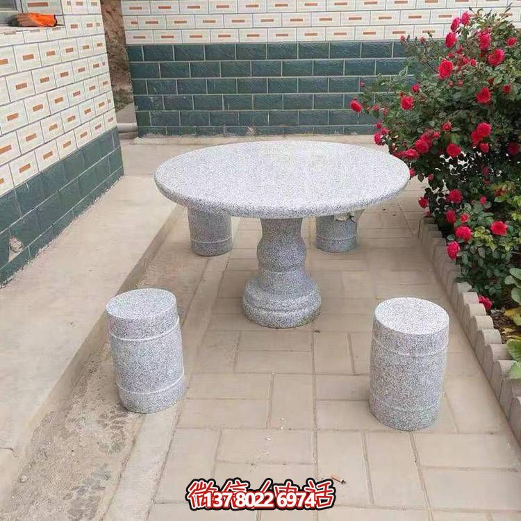 花崗巖石凳，室外私家院子裝飾