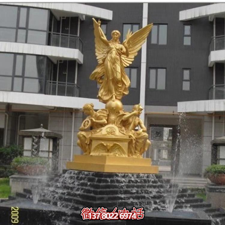 大型戶外噴泉擺件，打造美麗綠意水景景觀