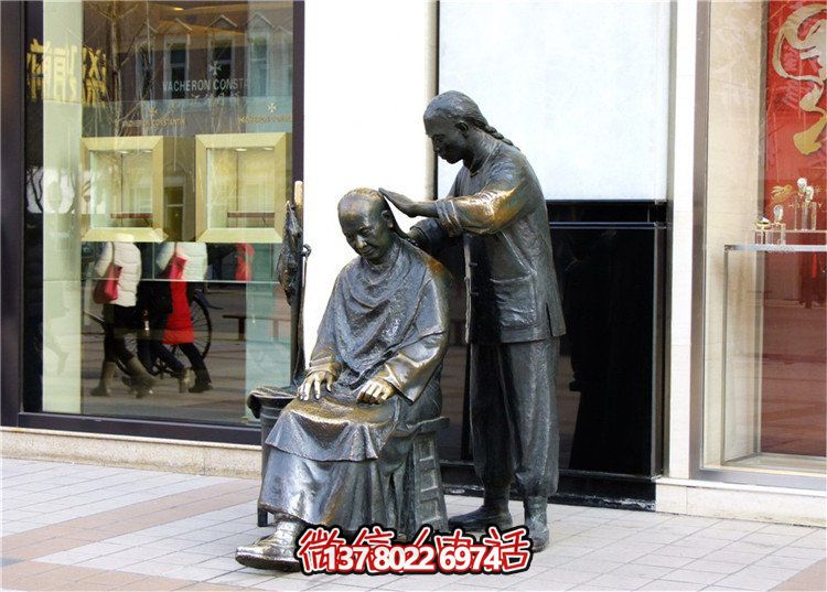 鑄銅雕塑園林景觀，讓你步行街上賞心悅目