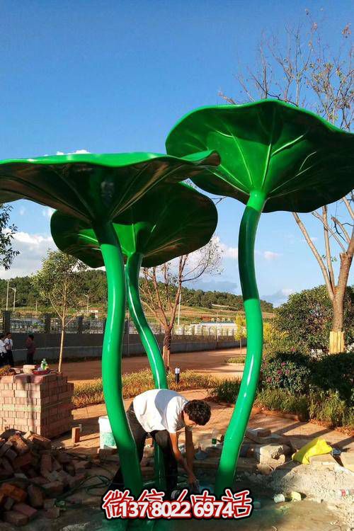 大型荷葉雕塑景觀，給您不一樣的戶外植物體驗(yàn)