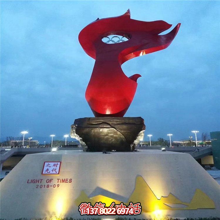 不銹鋼彩繪景觀標(biāo)志——為戶外廣場增添美感