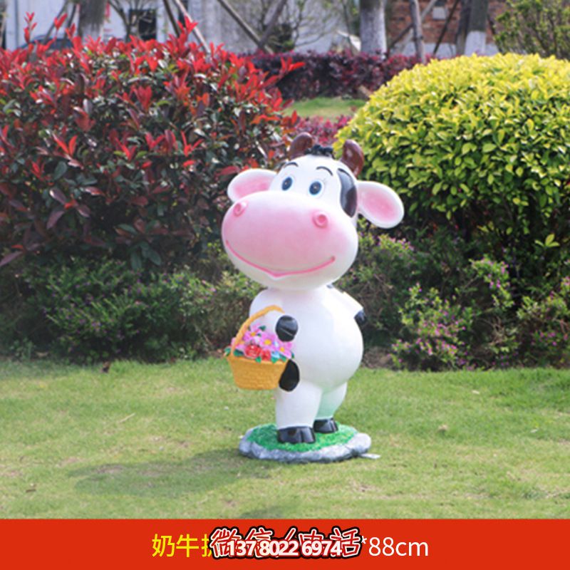 玻璃鋼雕塑花籃給公園帶來(lái)更多美好