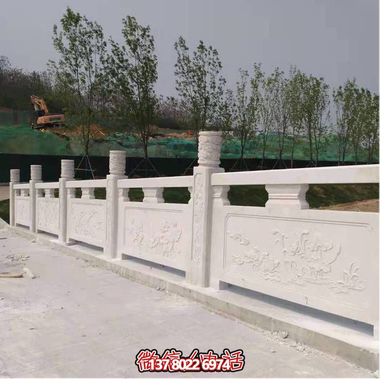 精致經(jīng)典設(shè)計(jì)石材園林防護(hù)扶手