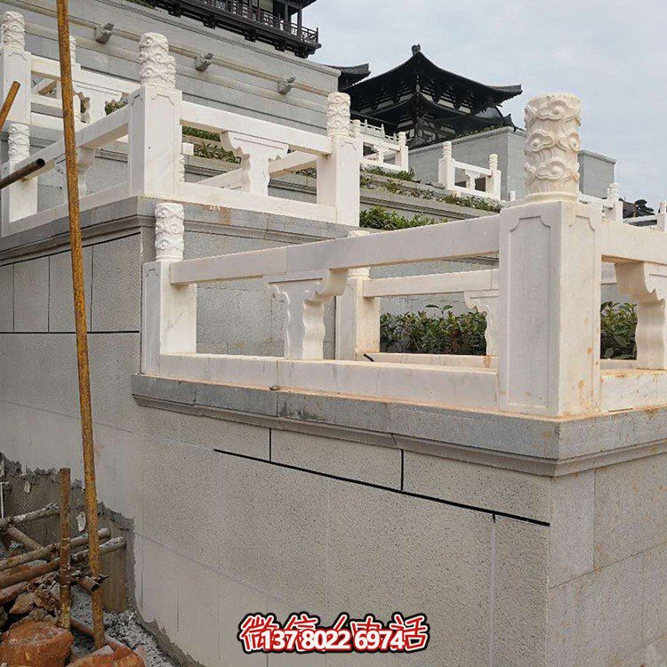 精美大理石石雕欄桿欄板，點(diǎn)綴您的景區(qū)別墅