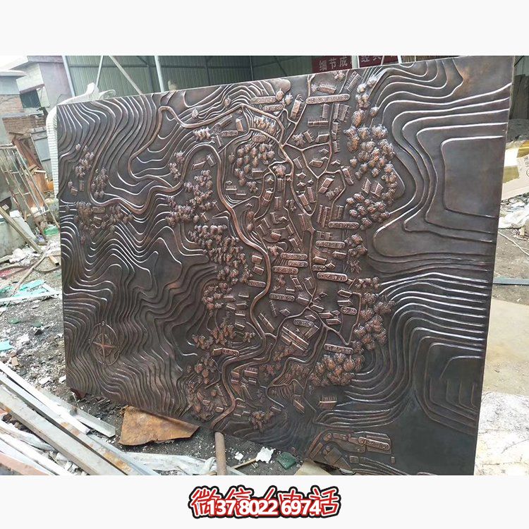 精致雅致的園林景觀浮雕、壁畫及雕塑裝置的完美結合