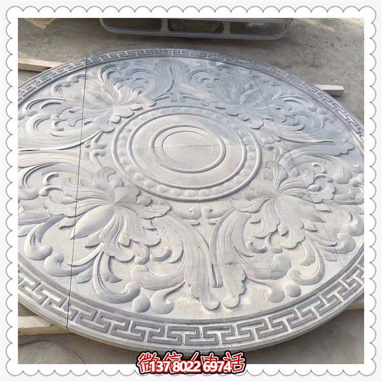 庭院青石浮雕福字地雕黃銹石浮雕壁畫(huà)