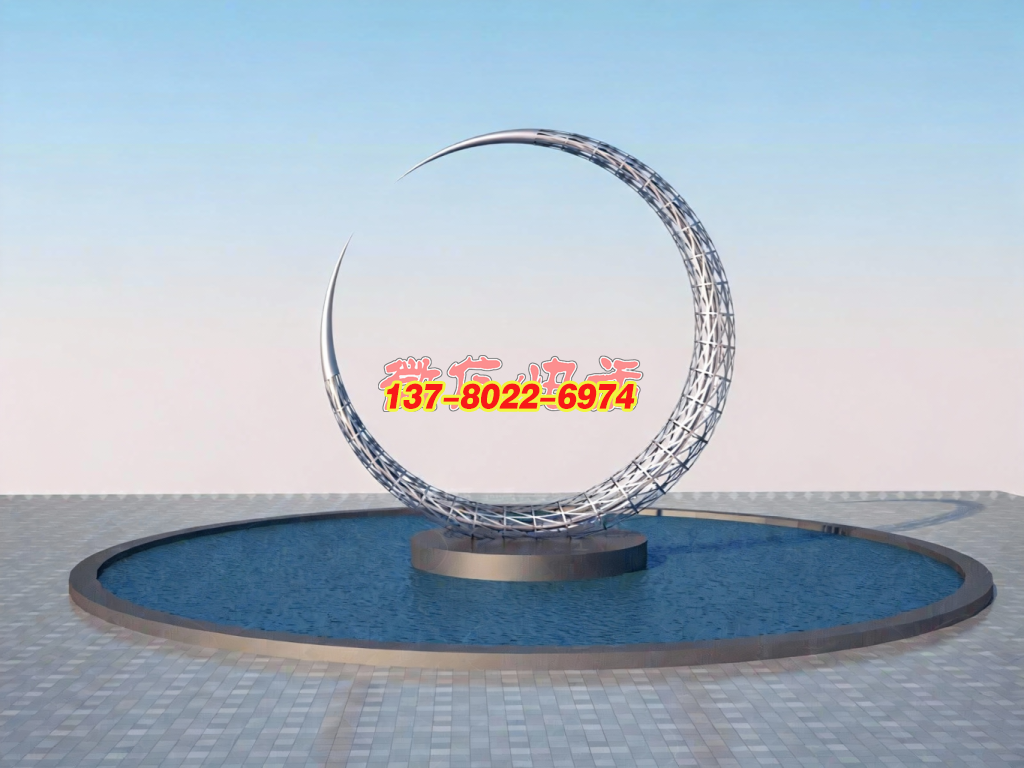 《月瀾織夢》：水境環(huán)縈間，鋼骨織就彎月穹廬的詩意回響